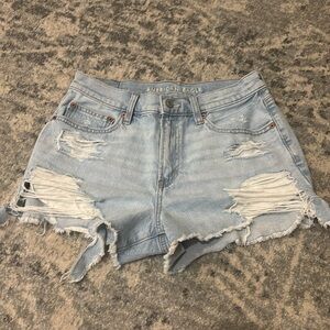 american eagle jean shorts size 6